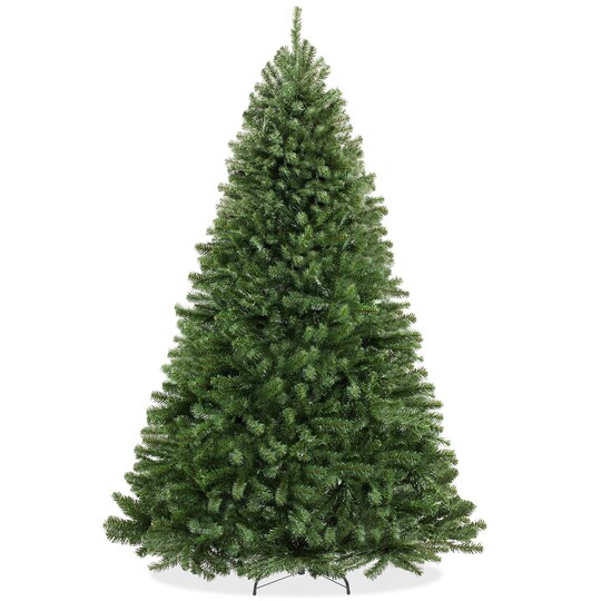 Casafield; Casafield Realistic Green Spruce Unlit Artificial Holiday Christmas Tree with Sturdy Metal Stand; Category:Shop All Christmas Trees; Image:1